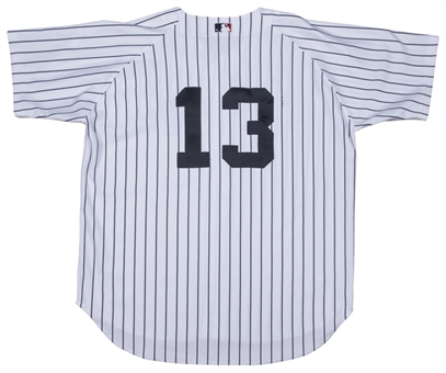 2004 Alex Rodriguez Game Used New York Yankees Home Jersey - First Season In New York